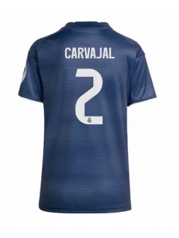 Real Madrid Daniel Carvajal #2 Replika Borta Kläder Dam 2025-26 Kortärmad